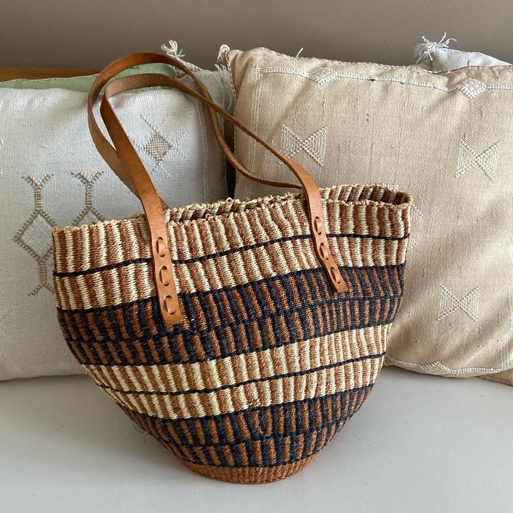 Jenna Bee handmade basket purse
